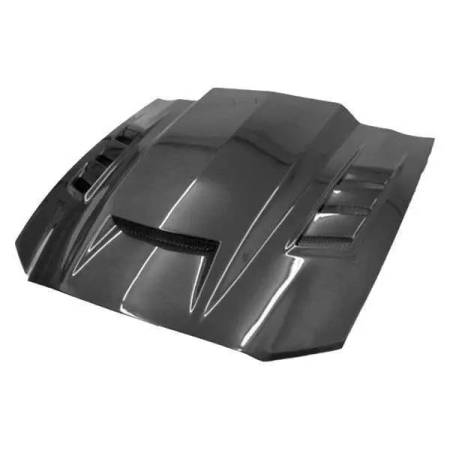 VIS Racing - VIS Racing Carbon Fiber Hood Terminator Style for Ford MUSTANG 2DR 13-14