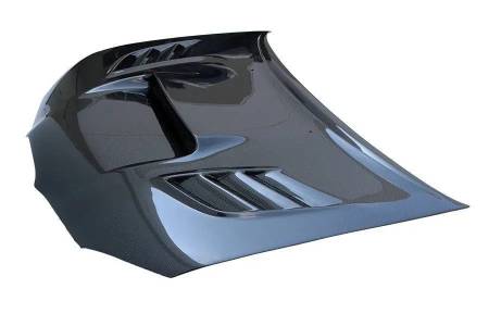 VIS Racing - VIS Racing Carbon Fiber Hood VS2 Style for Subaru WRX 4DR 06-07