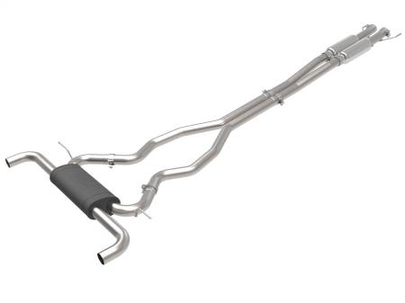 aFe Power (Advanced FLOW Engineering) - aFe Vulcan Series 2 1/2in 304 SS Cat-Back 19-20 Ford Edge ST V6 2.7L(tt)