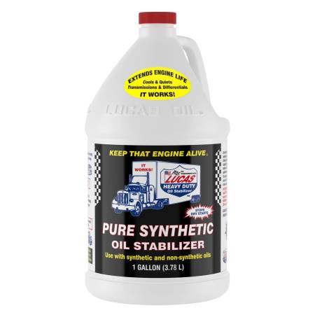 Lucas Oil - Lucas Motor Oil Additive - Heavy Duty Oil Stabilizer - Synthetic - 1 gal - Each