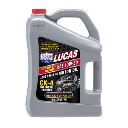Lucas Oil - Lucas Motor Oil - CK4 Diesel Oil - 10W30 - Synthetic - 1 gal - Each