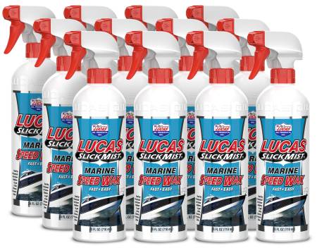 Lucas Oil - Lucas Slick Mist Marine Speed Wax Case 12 x 24oz.