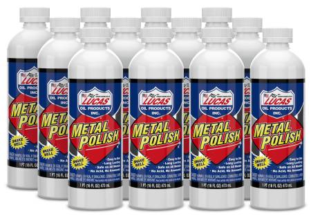 Lucas Oil - Lucas Metal Polish - 16.00 oz Bottle - Set of 12