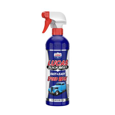Lucas Oil - Lucas Spray Wax - Slick Mist Speed Wax - Exterior - 24 oz Spray Bottle - Each