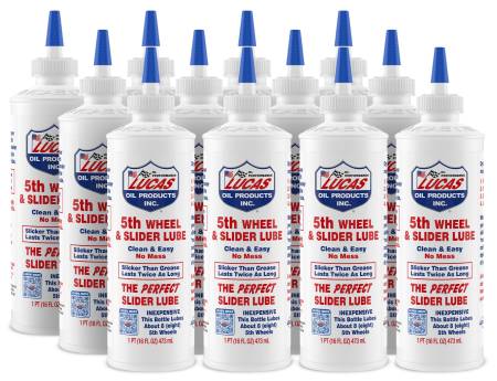 Lucas Oil - Lucas 5th Wheel Lube - Slider Lube - 1 pt - Set of 12