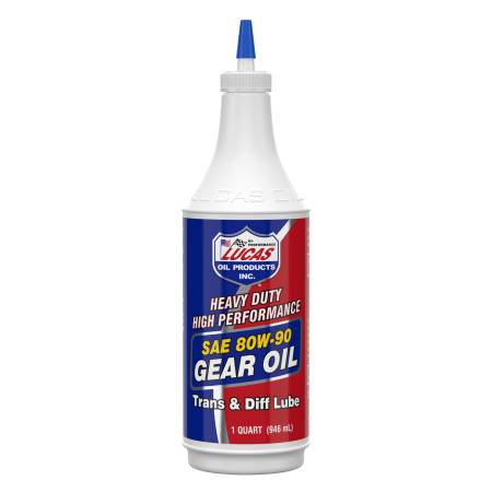 Lucas Oil - Lucas Gear Oil - Heavy Duty - 80W90 - Conventional - 1 qt - Each