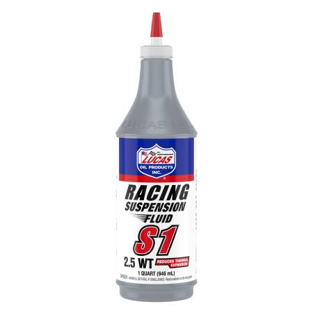 Lucas Oil - Lucas Shock Oil - S1 Racing Suspension Fluid - 2.5WT - Synthetic - 1 qt - Each