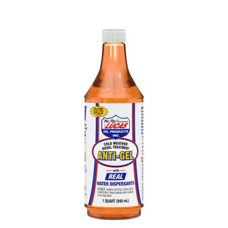 Lucas Oil - Lucas Fuel Additive - Cold Weather - Anti-Gel - 1 qt - Diesel - Each