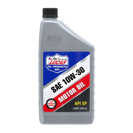 Lucas Oil - Lucas Motor Oil - High Performance - 10W30 - Conventional - 1 qt - Each