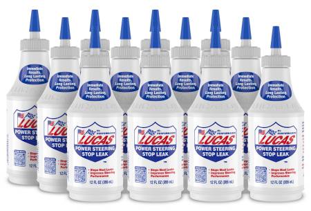 Lucas Oil - Lucas Power Steering Fluid - Stop Leak - 12.00 oz - Set of 12