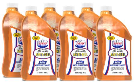 Lucas Oil - Lucas Fuel Additive - Cold Weather - Anti-Gel - 1/2 gal - Diesel - Set of 6
