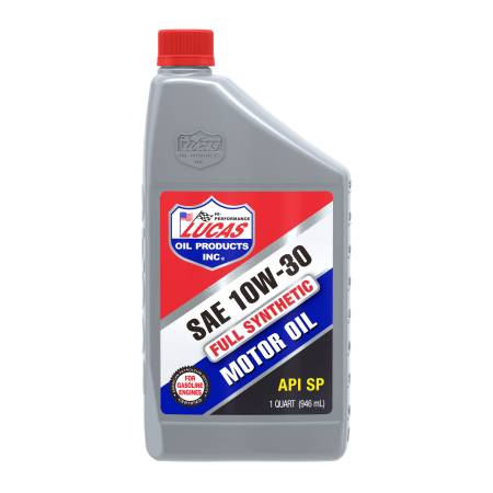 Lucas Oil - Lucas Motor Oil - 10W30 - Synthetic - 1 qt - Each