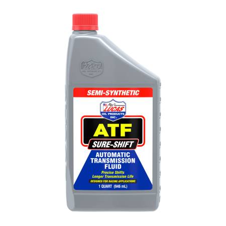 Lucas Oil - Lucas Transmission Fluid - Sure Shift - ATF - Semi-Synthetic - 1 qt - Each