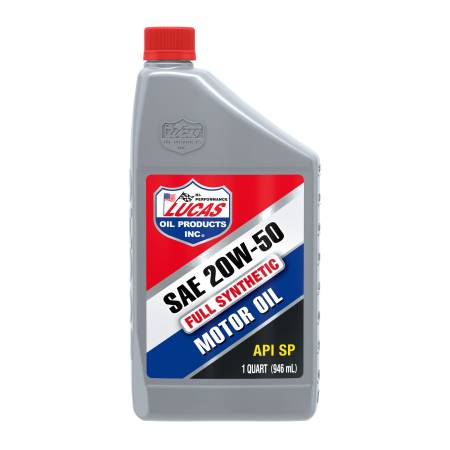 Lucas Oil - Lucas Motor Oil - 20W50 - Synthetic - 1 qt - Each