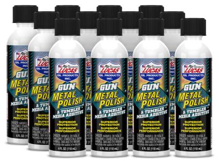Lucas Oil - Lucas Metal Polish - Gun Metal Polish - 4.00 oz Bottle - Set of 12