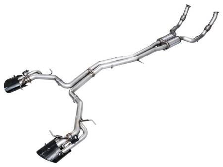 AWE Tuning - AWE 21-23 Audi C8 RS6/RS7 SwitchPath Cat-back Exhaust - Diamond Black Tips