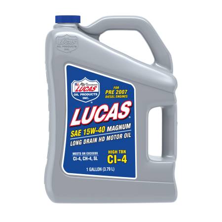 Lucas Oil - Lucas Motor Oil - Magnum - 15W40 - Conventional - 1 gal - Each