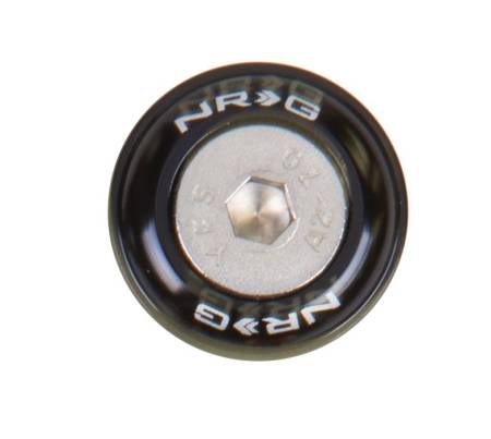 NRG Innovations - NRG Innovations Fender Washer Kit w/Rivets For Metal (Black) - Set of 10