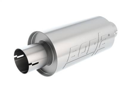 Borla - Borla Universal Pro-XS Round S-Type 2.5in Inlet/Outlet Center/Center Notched Muffler