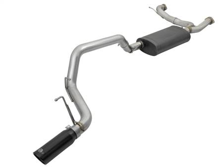 aFe Power (Advanced FLOW Engineering) - aFe MACHForce XP 3in 304 SS Cat-Back Exhausts w/ Black Tips 10-17 Nissan Patrol (Y62) V8-5.6L