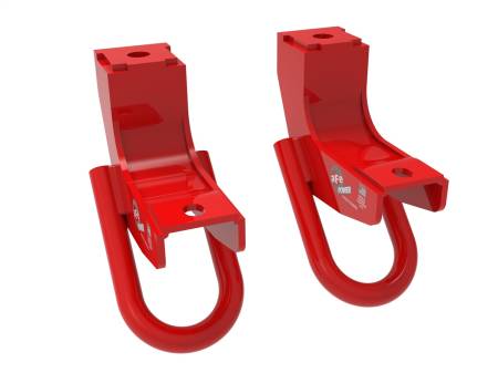aFe Power (Advanced FLOW Engineering) - aFe Front Tow Hook Red 2022 Toyota Tundra 3.5L V6