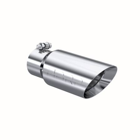 MBRP Exhaust - MBRP Universal Tip 4in OD 3in Inlet 10in Length Dual Wall Angled End T304