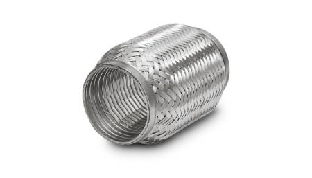 Vibrant Performance - Vibrant Performance SS Turbo FLEX Coupling with Interlock Liner 1.75in inlet/outlet x 4in long