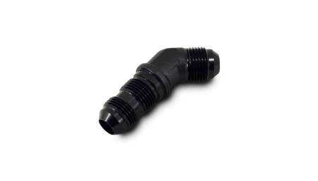 Vibrant Performance - Vibrant Performance -6AN Bulkhead Adapter 45 Degree Elbow Fitting - Anodized Black Only