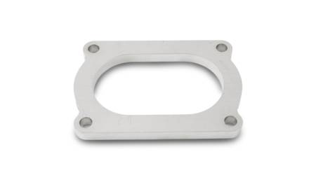 Vibrant Performance - Vibrant Performance T304 SS 4 Bolt Flange for 3.5in O.D. Oval tubing