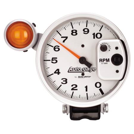 AutoMeter - AutoMeter 5 inch 10,000 RPM Shift Lite Pedestal Tachometer Auto Gage