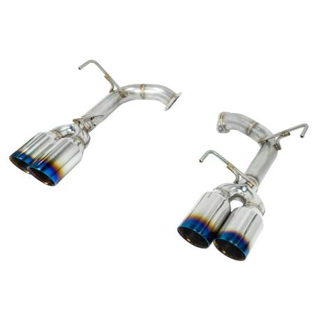 Remark By GReddy - Remark Subaru WRX STi VA Axle Back Exhaust w/ Titanium Stainless Double Wall Tip - 4 Inch Version