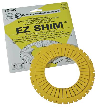 SPC Performance - SPC Performance EZ Shim Dual Angle Camber/Toe Shim (Yellow)