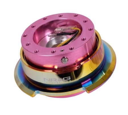 NRG Innovations - NRG Innovations Quick Release Gen 2.8 - Pink Body / Neochrome Ring