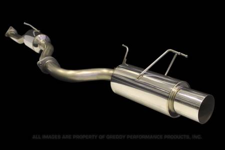 GReddy - GReddy 00-08 Honda S2000 63.5mm Revolution RS Single Exit Cat-Back Exhaust