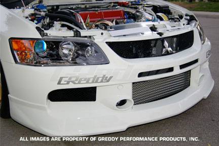 GReddy - GReddy 06-07 Mitsubishi Evolution IX Urethane Front Lip Spoiler