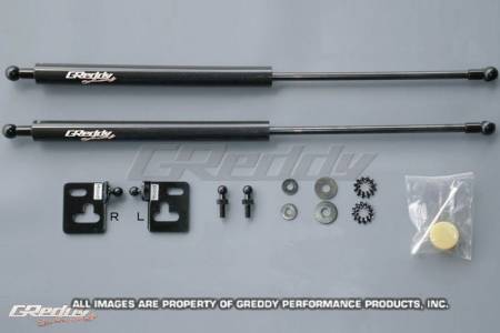 GReddy - GReddy 05-07 Subaru WRX/STi Engine Hood Lifter Kit (Designed for OEM weight hoods.)