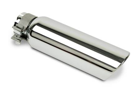 Go Rhino - Go Rhino Exhaust Tip - Chrome - ID 2 3/4in x L 10in x OD 4in