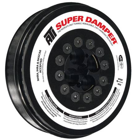 ATI Performance Products - ATI Damper - 7.98in - Steel - 8 Grv - Cummins - 2003-07.5 - 5.9L - 3 Ring Hvy - Diesel