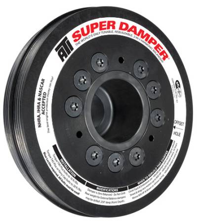 ATI Performance Products - ATI Damper - 6.78in - Alum - (2) 4 Grv - Mitsubishi Eclipse - 4G63 w/Integral Lower Cam Drive