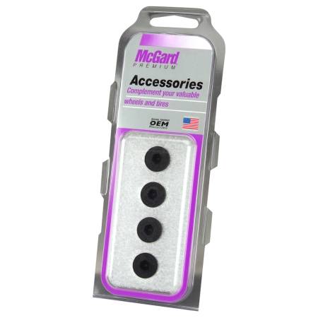 McGard - McGard Plugs For Racing Lug Nuts (4-Pack) - Black