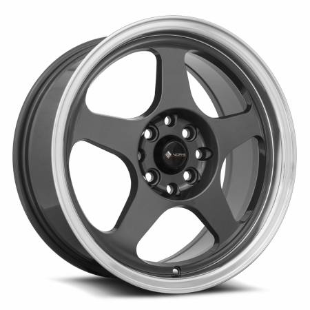 Vors Wheels - Vors Wheels Rim SP1 16x7 4x100/4x114.3 ET38 73.1CB Hyper Black Machine Lip