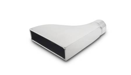 Vibrant Performance - Vibrant Performance 7.75in x 1.875in Rectangular SS Exhaust Tip (Camaro Style) - with 2.5in Inlet