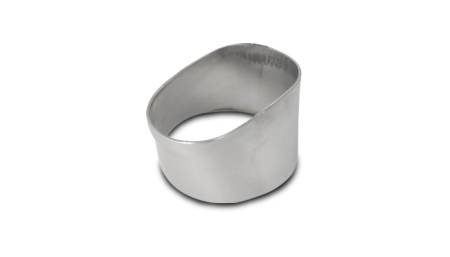 Vibrant Performance - Vibrant Performance 90mmx55mm Oval to 76mm Round Transition Adapter T304 SS for use with Part #1448 and #14480