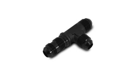Vibrant Performance - Vibrant Performance -3AN Bulkhead Adapter Tee on Run Fittings - Anodized Black Only