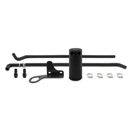 Mishimoto - Mishimoto 07-13 Mazda Mazdaspeed3 Baffled Oil Catch Can Kit - Black (PCV Side)