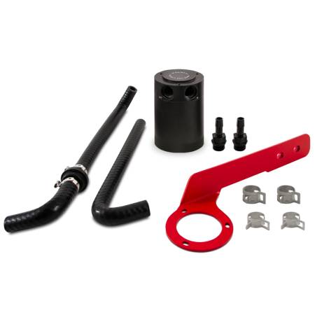 Mishimoto - Mishimoto 2018+ Honda Accord 2.0T Baffled Oil Catch Can PCV Side - Red
