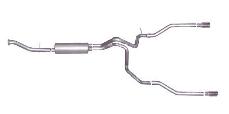 Gibson Performance Exhaust - Gibson 02-05 Chevrolet Avalanche 1500 Base 5.3L 2.25in Cat-Back Dual Split Exhaust - Aluminized