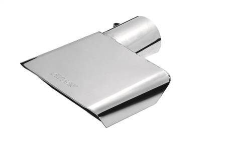 Gibson Performance Exhaust - Gibson Rectangle Sport Tip - Left - 6x2.75in OD/2.5in Inlet/6in Length - Stainless