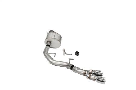CORSA Performance - Corsa 2021-2025 Ford F-150 Regular Cab/6.5in Bed 5.0L V8 Xtreme Cat-Back Front of Tire Exit-Polished