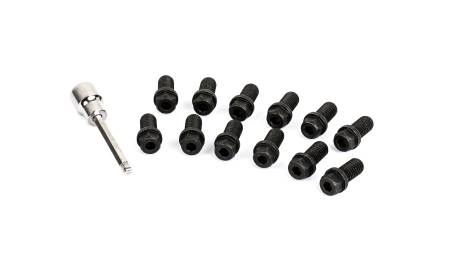 Cometic Gasket - Cometic Header Bolts 3/8 - 16 3/4" Grade 5 Black Oxide Finish With Hex and Socket Head